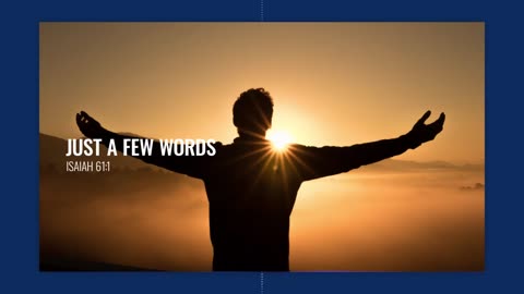 Isaiah 61:1 - Devotional