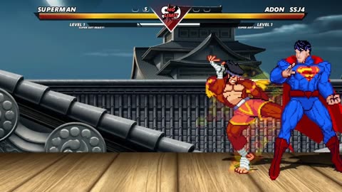 Superman vs Adon epic fight battle