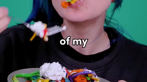 This RAINBOW PANCAKE SPAGHETTI is the ULTIMATE breakfast upgrade! - Little Remy Food 🐭🍝