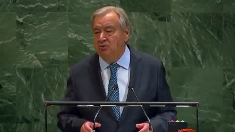 U.N. Secretary General Guterres: We must choose climate justice, no government can stop us.