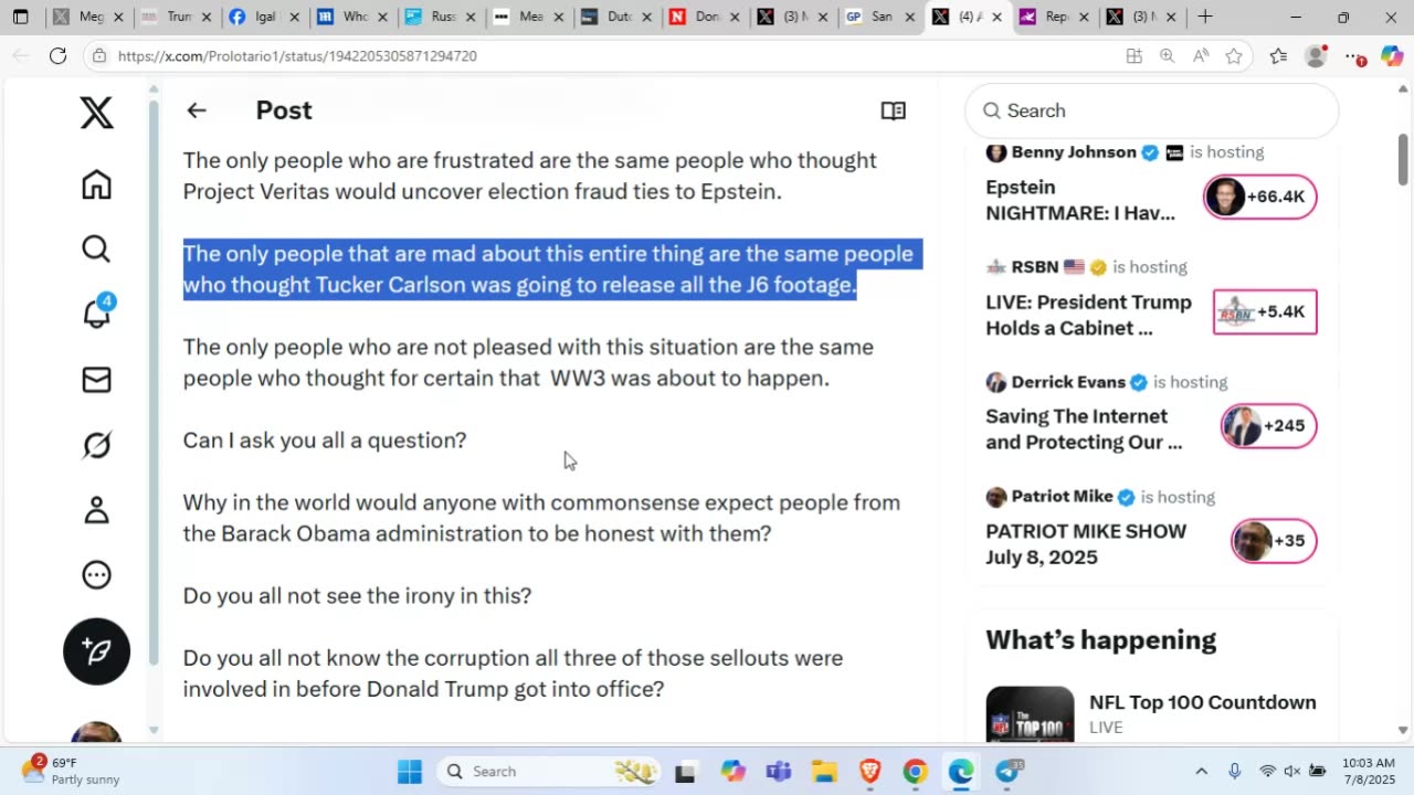 PATRIOT MIKE SHOW July 8, 2025