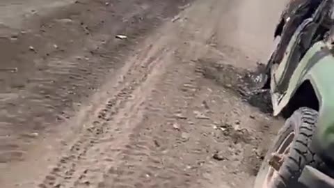 🔥🚙 Ukraine Russia War | Burned Russian UAZ with Wounded Soldiers Inside | RCF