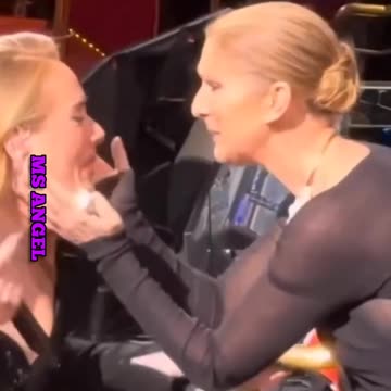 ADELE CRIED WHEN SHE MET CELINE DION!!