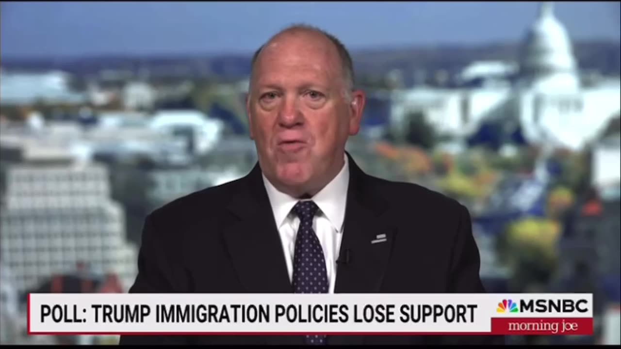 Tom Homan schools MSDNC