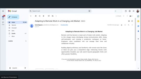 Adapting to Remote Work in a Changing Job Market