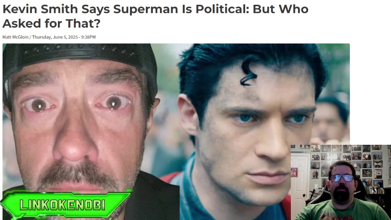 Kevin Smith Admits Superman Movie Being Political And Defends The Movie