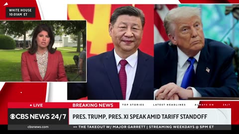 Trump speaks to China's Xi Jinping as trade standoff continues