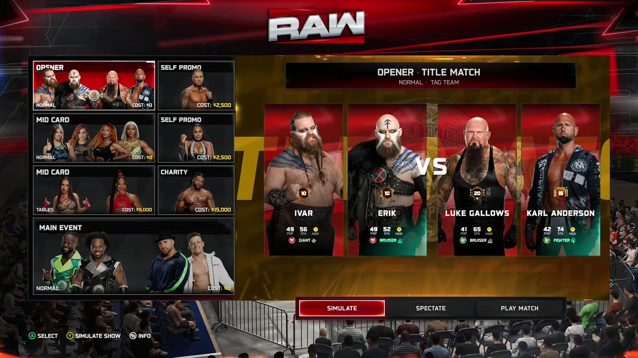 MyGM Smackdown 1x01
