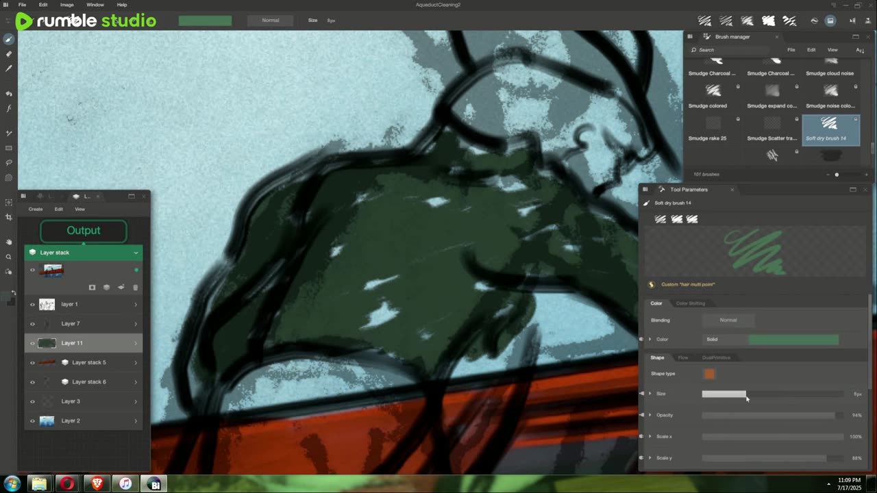 Aqueduct Cleaning (Speedpaint)