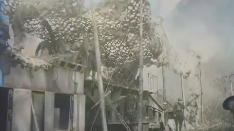 64 - Marching on we break the stone - WW1 Inspired Trench Music - Colourized Footage