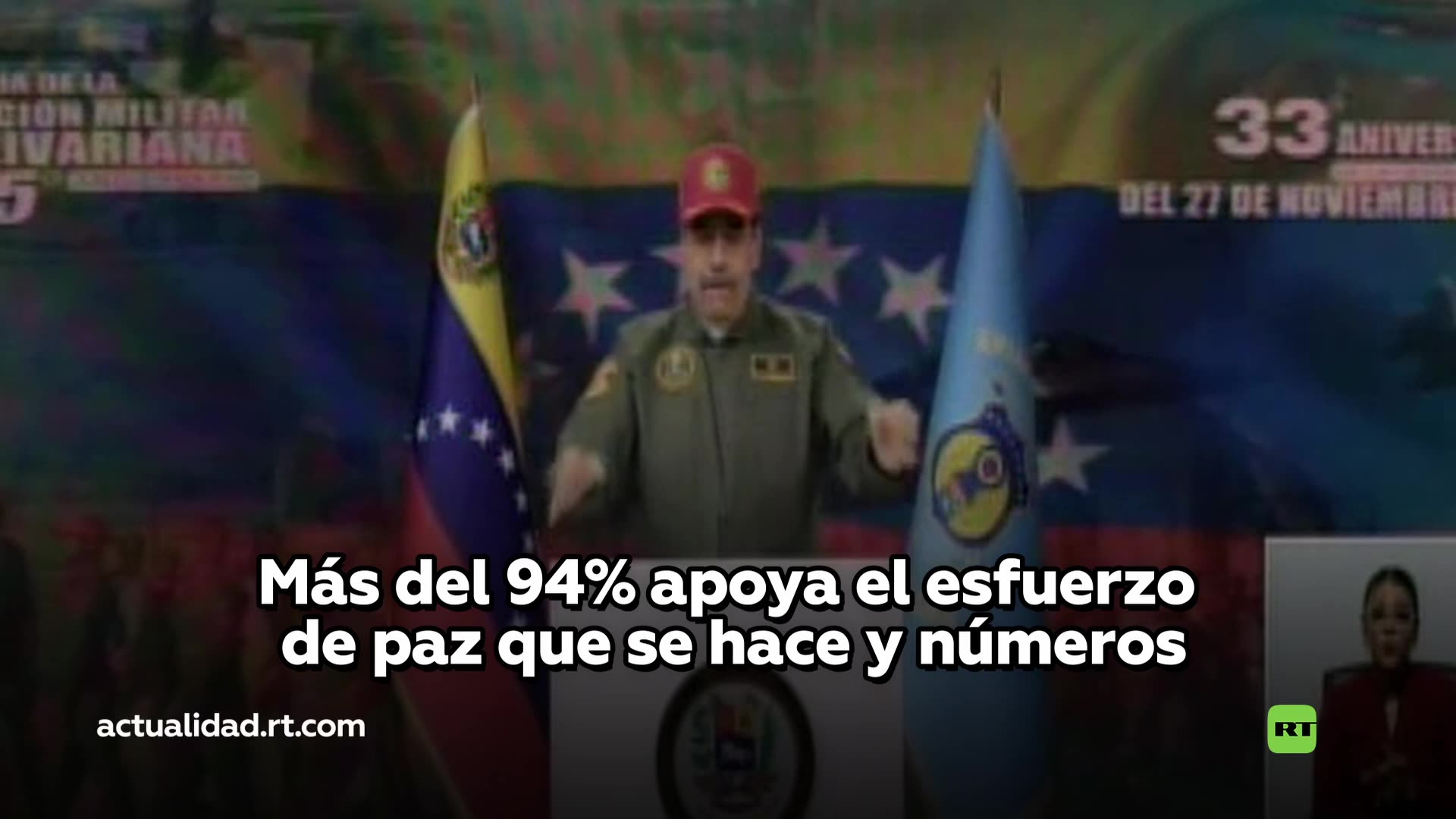 Maduro: "Los venezolanos están dispuestos a defender su patria"