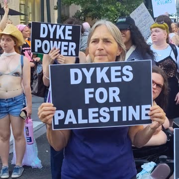 Dykes for Palestine. 33rd Annual NYC Dyke March.