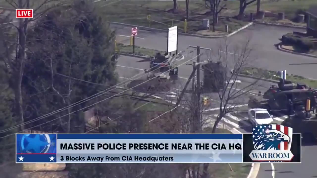 💥 BREAKING: Shots fired outside CIA headquarters 🚨
