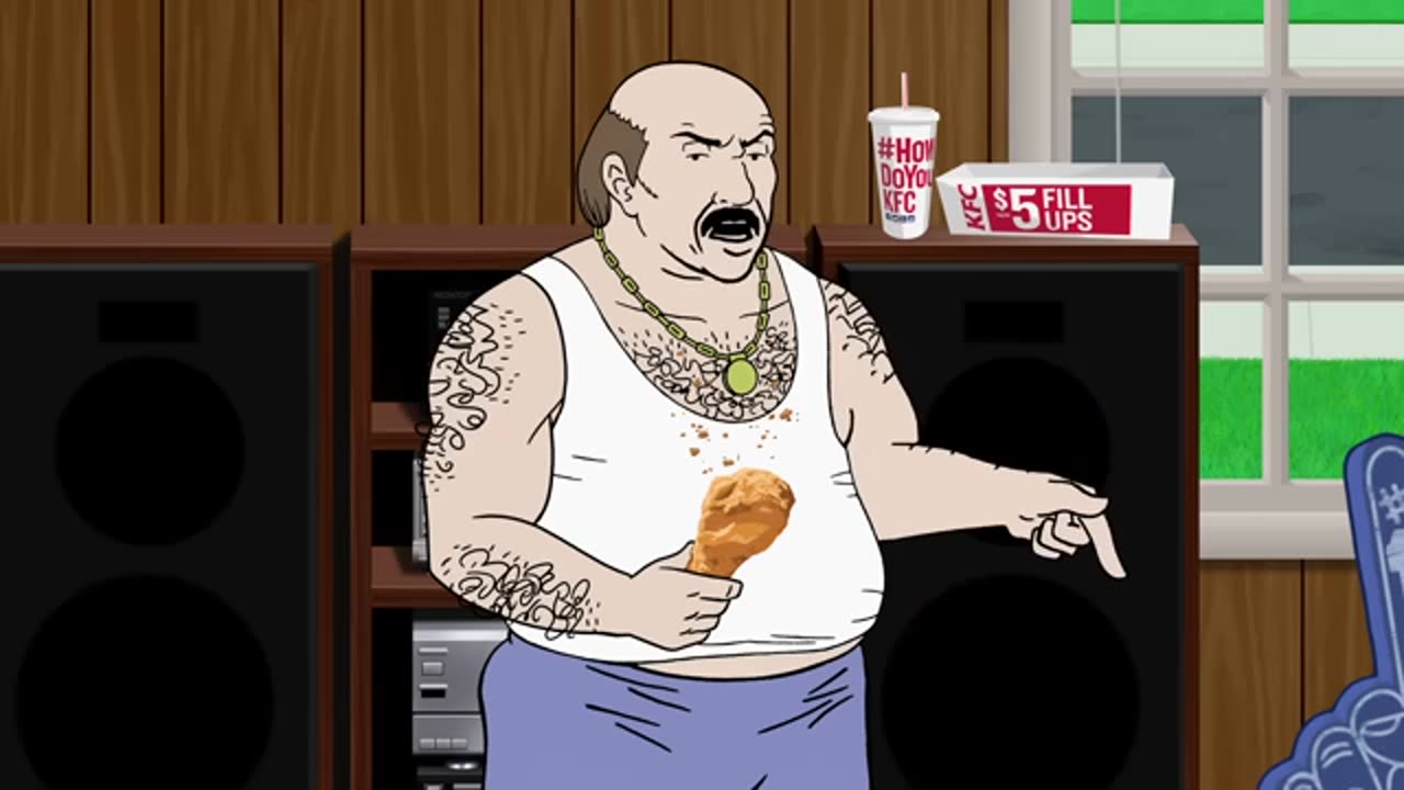 How does Carl KFC Commercial