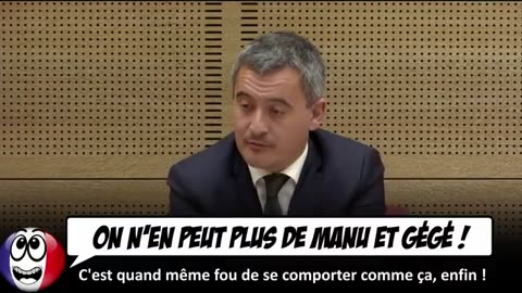 Macron CHOUINE dans son mouchoir et Darmanin CLAQUE NOTRE POGNON !