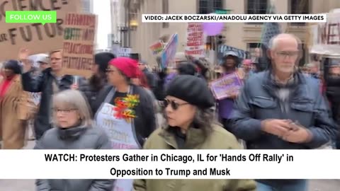 "Chicago Hands Off Rally: Protest Against Trump & Musk"