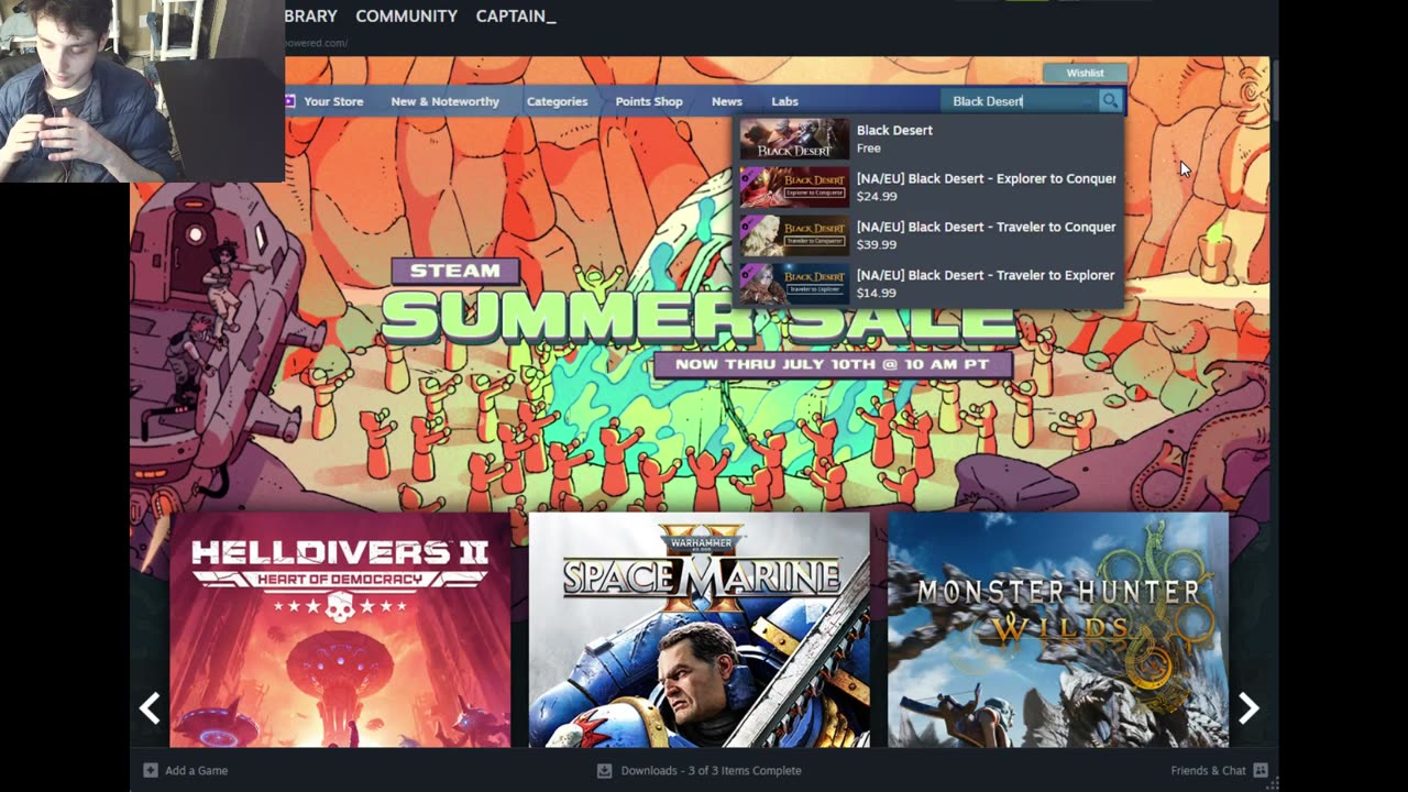 Tutorial For How To Download The Black Desert Video Game On Steam
