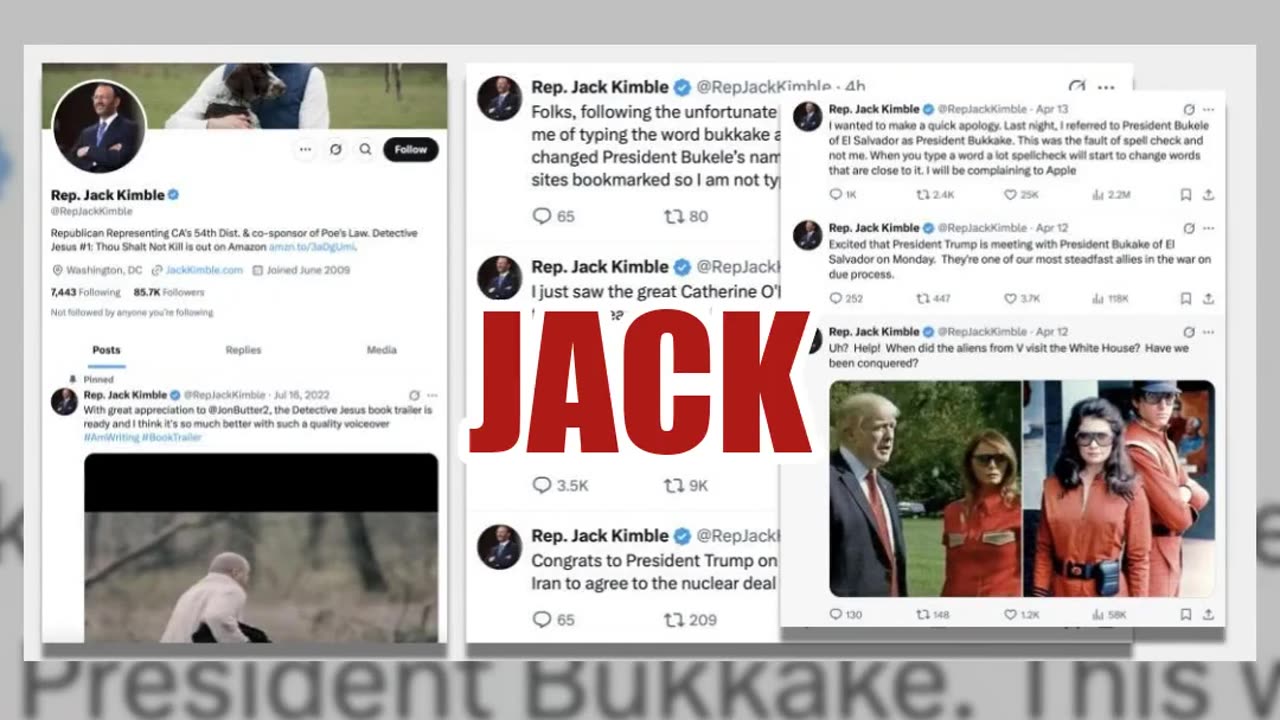 Fact Check: 'Rep. Jack Kimble' Did NOT Post Apology About President Nayib Bukele's Name