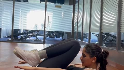Gym workout session
