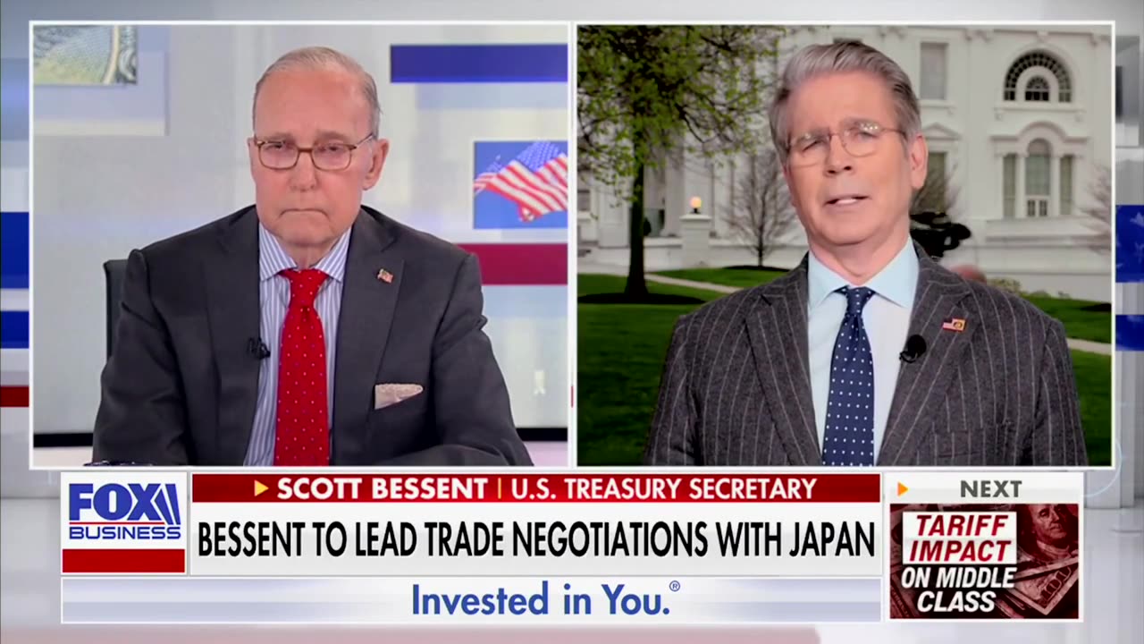 Larry Kudlow Presses Scott Bessent About How Administration Decided Trump Tariff Rates