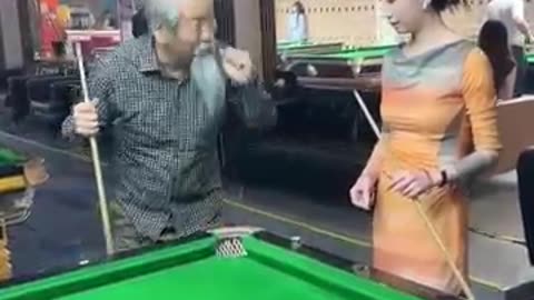 Funny video Billiards millions views #8999