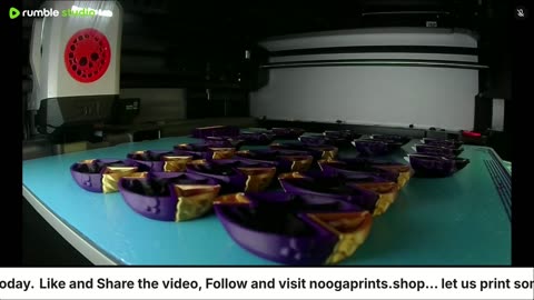 Purple and Gold Mini Quackin Heads and bodies
