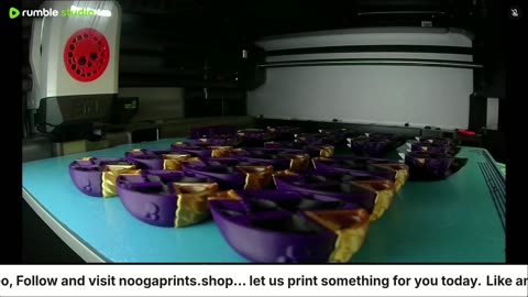 Purple and Gold Mini Quackin Heads and bodies