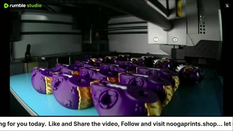 Purple and Gold Mini Quackin Heads and bodies