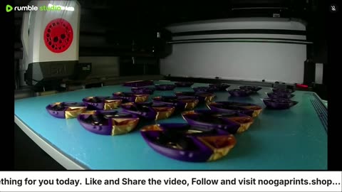 Purple and Gold Mini Quackin Heads and bodies