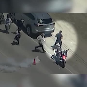 ANTI ICE protestor appears to draw a weapon and shoot at federal ice agents