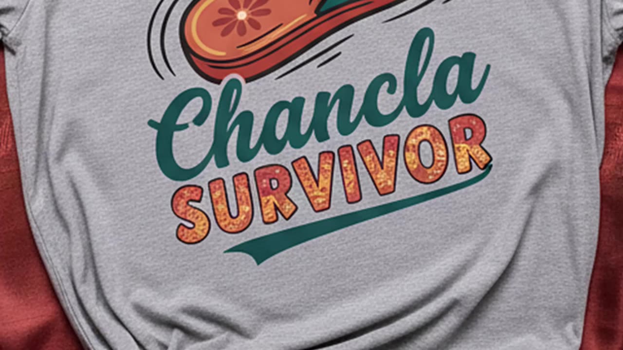 ¿Sobreviviste a la chancla también? Esta camiseta es para ti #humorlatino #chancla