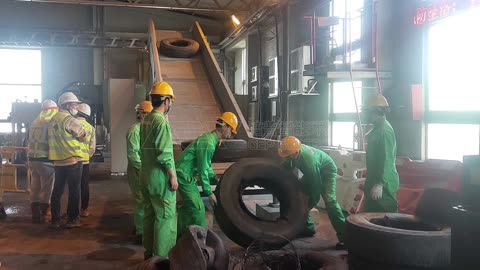Macao's Green Solution: 2-3 TPH Waste Tire Shredding Line for Power Generation