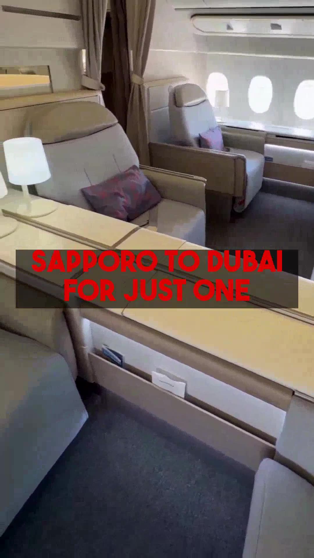 Business Class Airfare Deal - China Eastern $1,531 (Sapporo to Dubai) Business Class