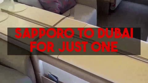 Business Class Airfare Deal - China Eastern $1,531 (Sapporo to Dubai) Business Class