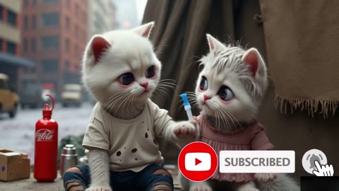 Poor cats saved thanks to kindness