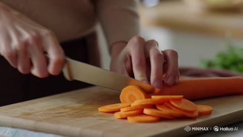 Cut anything carefully.
