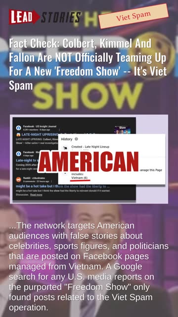 Fact Check: Colbert, Kimmel And Fallon Are NOT Officially Teaming Up For A New 'Freedom Show'