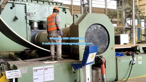 Heavy Duty Plate Rolling Machine for Shipbuilding & Wind Turbines