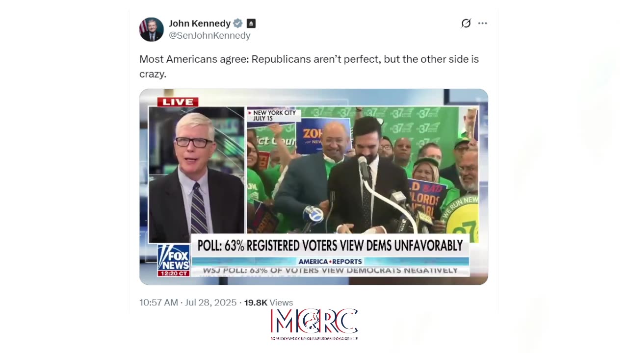 AMERICANS FAVOR REPUBLICANS OVER DEMOCRATS