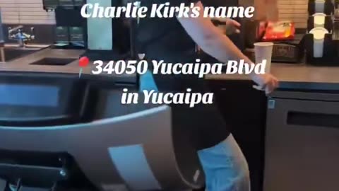 Starbucks programmed their printers to not print the name Charlie Kirk