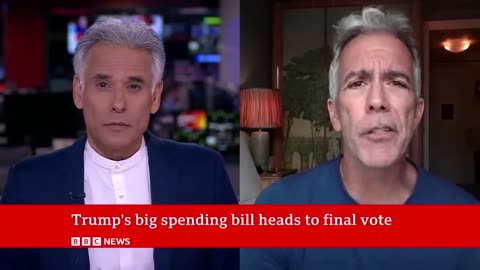 Democratic leader gives marathon speech to delay vote on Donald Trump's spending bill