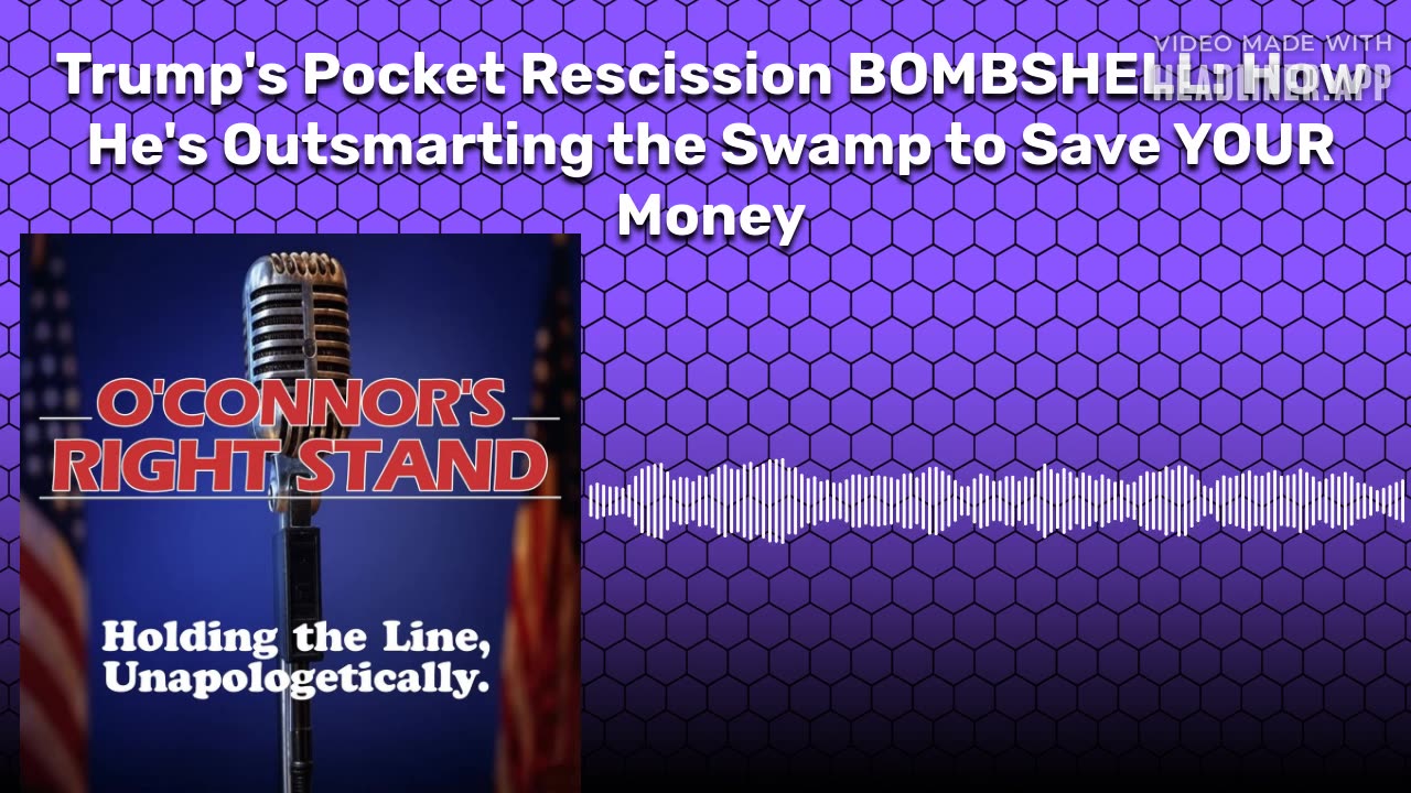 Trump's Pocket Rescission BOMBSHELL: How He's Outsmarting the Swamp to Save YOUR Money