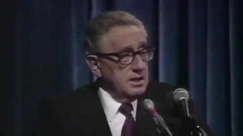 Klaus Schwab's mentor Henry Kissinger actually said this out loud in 1992: