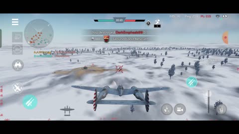 War Thunder Tier 2 aviation gameplay - Bf109, P38, D017