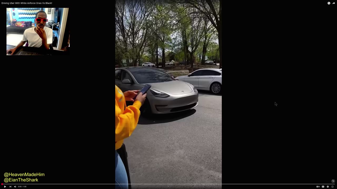 Desi Banks Driving Uber With White Airforce Ones Vs Black Reaction
