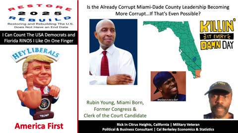 Rubin Young Updates Listeners Re Alleged Growing South Florida Corruption on 9/11
