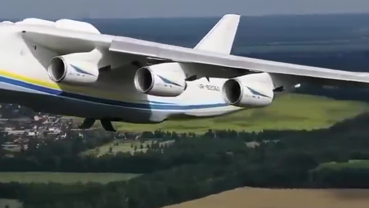 Craziest view of the AN-225 taking off you’ll ever see!