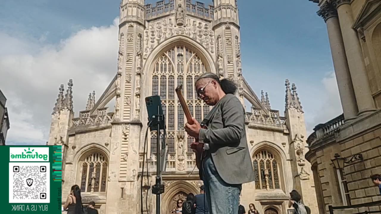 Jazz Nano Street Edition: Busking in Bath, England: 2025 Tour in UK