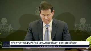 Vice President JD Vance Delivers Remarks at the Critical Minerals Ministerial