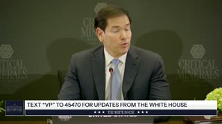 Vice President JD Vance Delivers Remarks at the Critical Minerals Ministerial